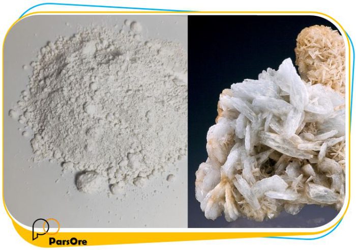 باریت کریستال پودر معدنی سنگ معدنی