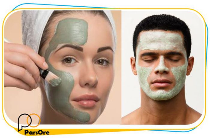 ماسک صورت خاک رس سبز زئولیت