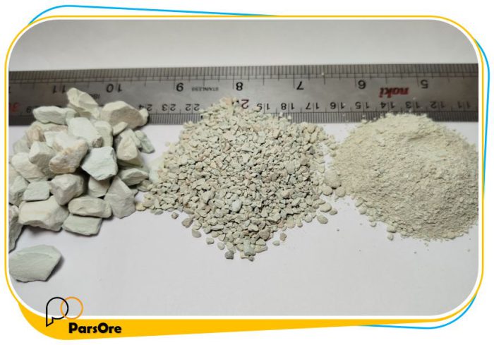 دانه بندی مش مختلف زئولیت تصفیه آب طبیعی برای از بین بردن لجن و بوی بد آب کشاورزی و صنعتی و فیلتر تصفیه آب