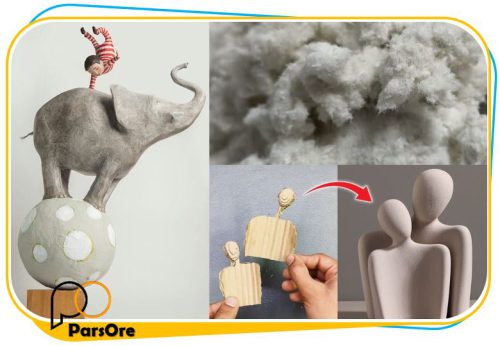 اموزش ساخت خمیر کاغذ برای ساخت مجسمه پاپیه ماشه