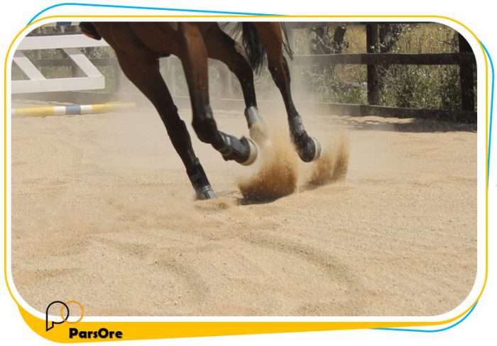 سیلیس مانژ اسب سواری ماسه شکسته زیر زاویه