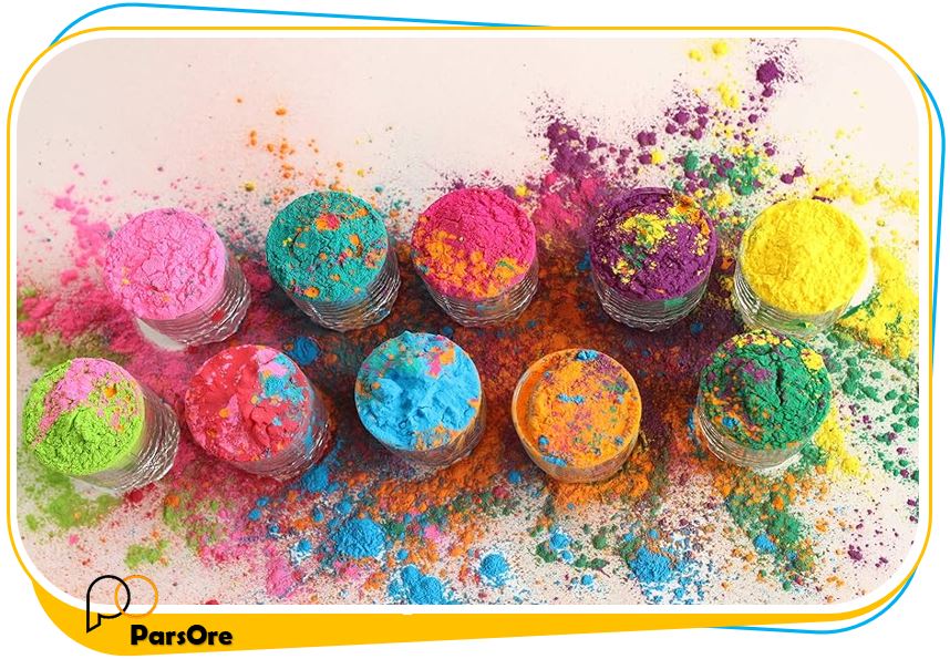 تفاوت رنگدانه معدنی و آلی و رنگ پیگمنت