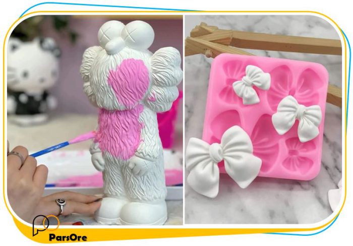 پودر قالبگیری و مجسمه سازی مخصوص کودکان کاردستی گچی