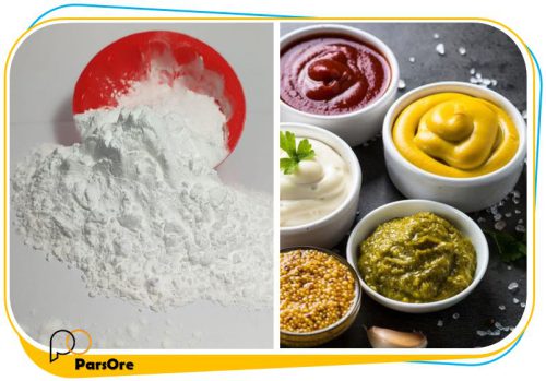 پودر نشاسته گندم خوراکی غلظت دهنده غذا سوپ، سس و...
