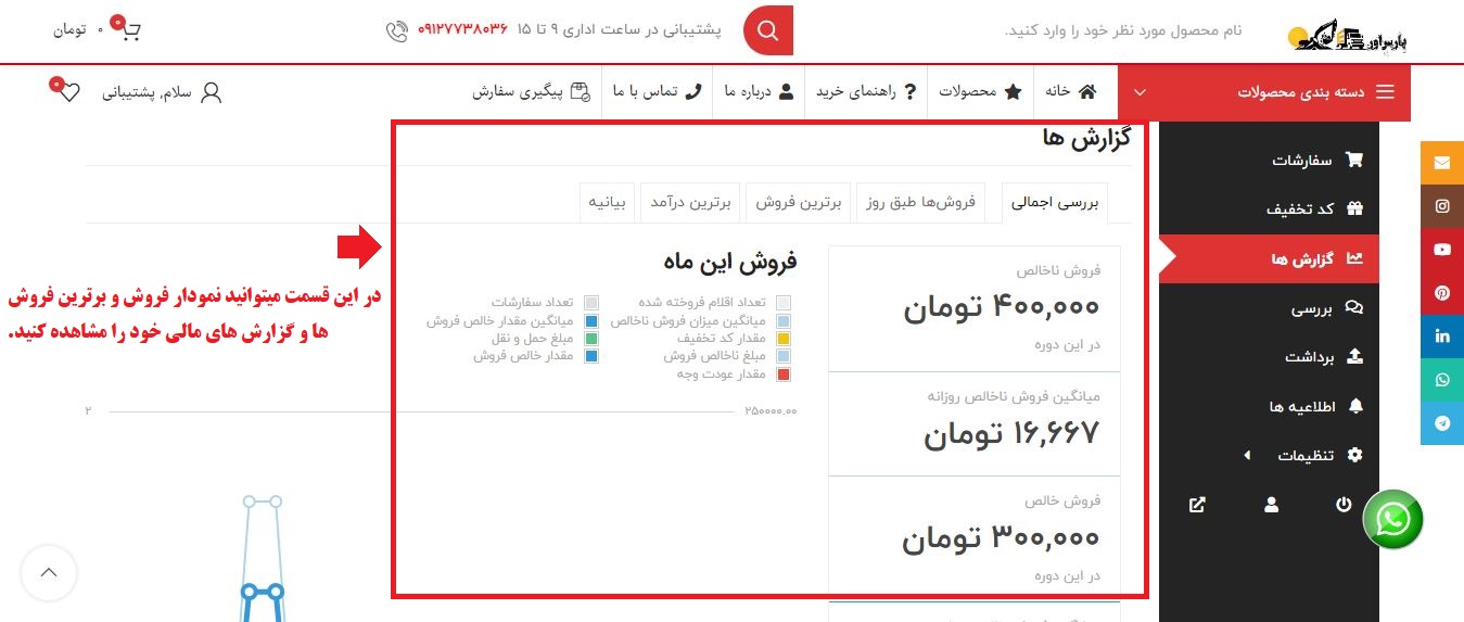 آموزش ثبت نام فروشندگان پارس اور 18 آموزش ثبت نام فروشندگان پارس اور