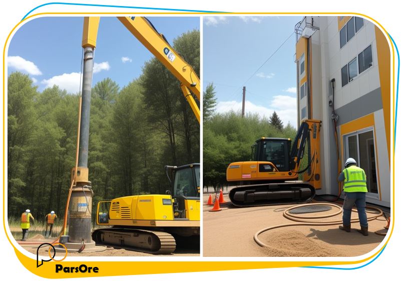 ایجاد مسیر اتصال برق ساختمان به زمین با چاه ارت 12 حفاری چاه ارت اتصال برق ساختمان به زمین