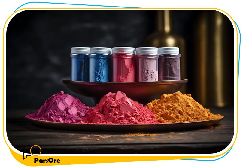 پودر رنگ طبیعی سنگ اکسید آهن رنگسازی