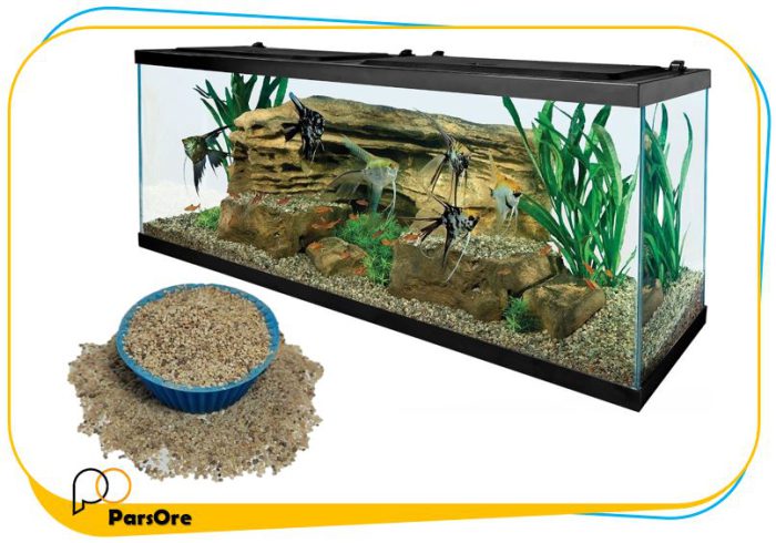 شن آکواریوم ماسه سیلیسی