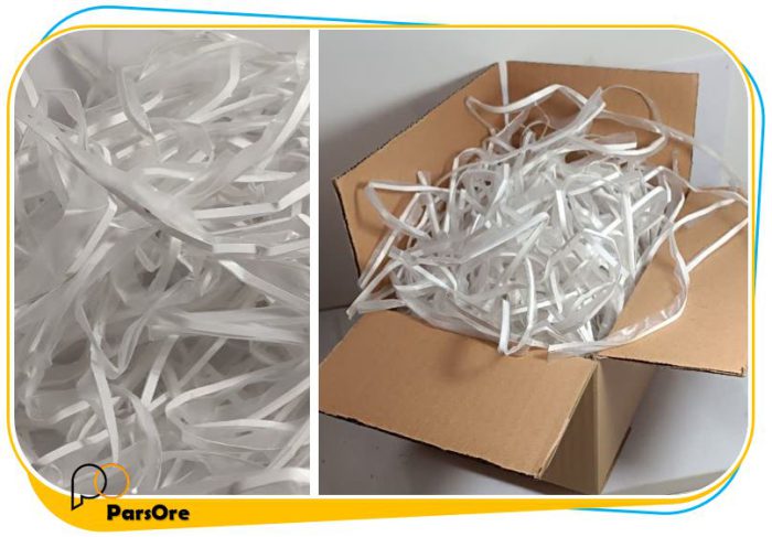 پوشال کاغذی کناره کاغذ ضایعاتی بسته بندی کادو ولنتاین