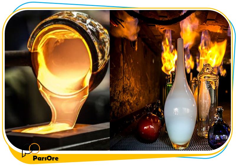 آموزش شیشه سازی و کاربرد سیلیس و آلومینا در آن 12 شیشه سازی با سیلیس و آلومینا