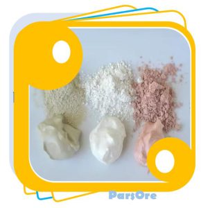 انواع خاک رس سفید صورتی و قرمز