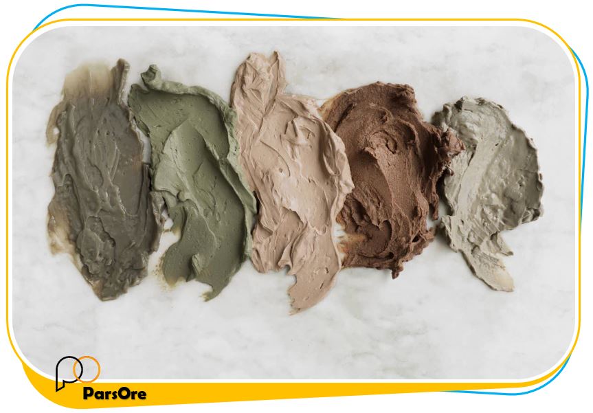 پودر انواع خاک رس و کانی های رسی در طبیعت