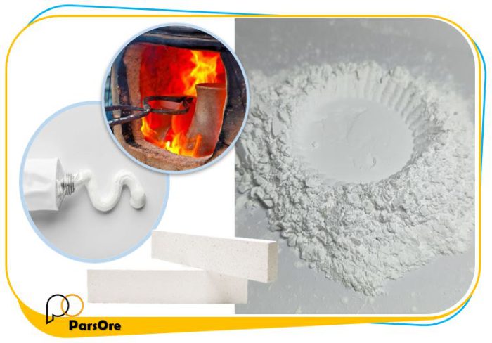 سیلیس کریستوبالیت فوق سفیدخاک نسوز حرارت بالا