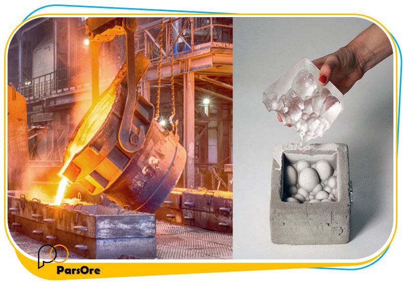 آموزش روش ریخته گری سیلیکات سدیم در 10 مرحله 13 کارگاه آموزش ریخته گری سیلیکات سدیم و ساخت قالب ماسه
