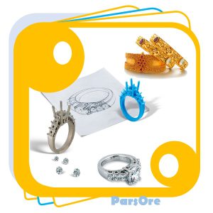 ساخت جواهرات طلا و نقره و ریخته گری