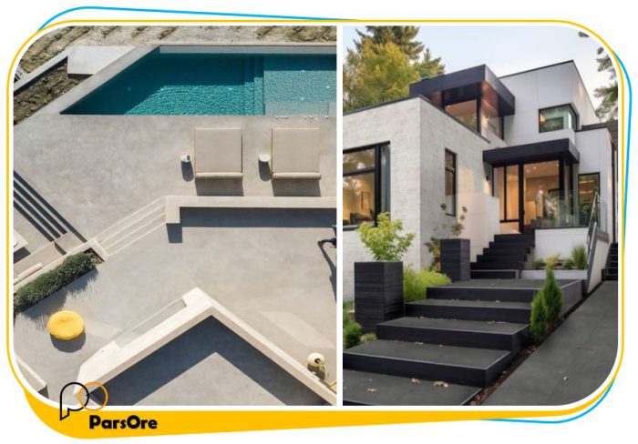 میکروسمنت عایق سطحی بتنی استخر و پله و دیوار و سقف