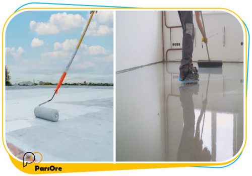 پودر عایق رطوبت پایه سیمان رنگ سفید ضد آب