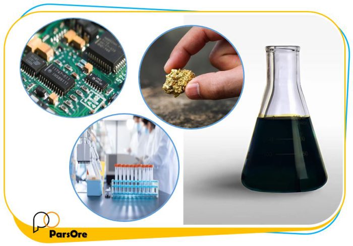 فریک کلرید مایع یا کلرور فریک FeCl3 اکسید کننده مس مدار چاپی