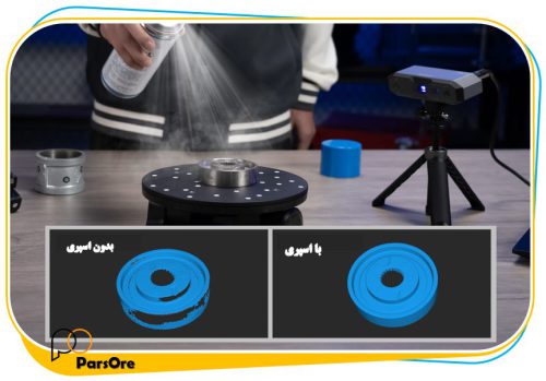 اسپری اسکن دندان و جواهرات و مدلسازی قطعات صنعتی