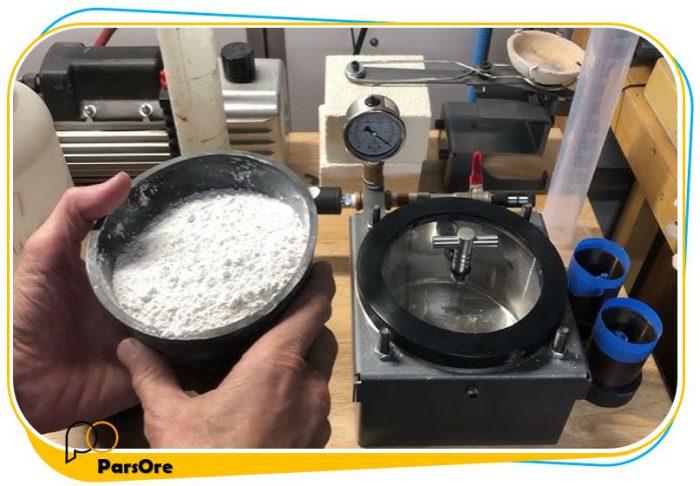 گچ ریخته گری با الگوی رزینی برای استفاده در ریخته گری طلای سفید و طلای زرد