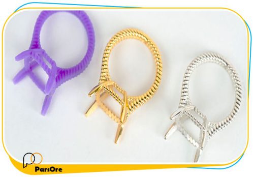 گچ ریخته گری موم گمشده برای ساخت جواهرات طلای زرد و سفید