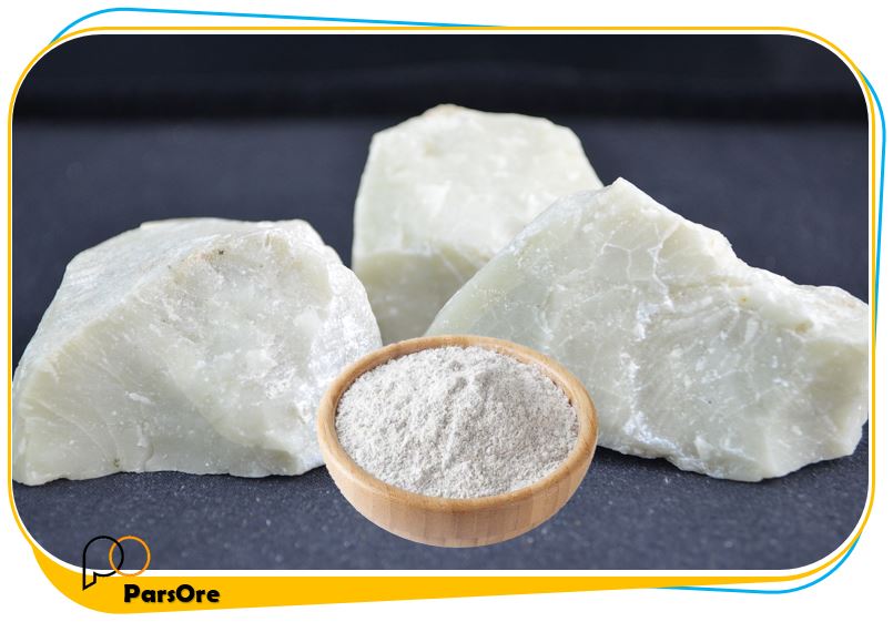 تالک پودری طبیعی ایرانی Talc 2 قیم خرید پودر تالک معدنی با مش 2500 جذب رطوبت و کاهش لغزندگی