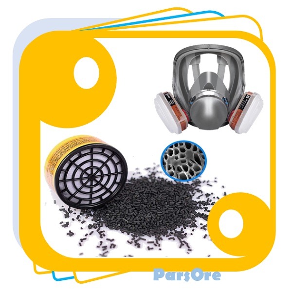 پودر معدنی و طبیعی مورد استفاده در تولید فیلتر ماسک تنفسی