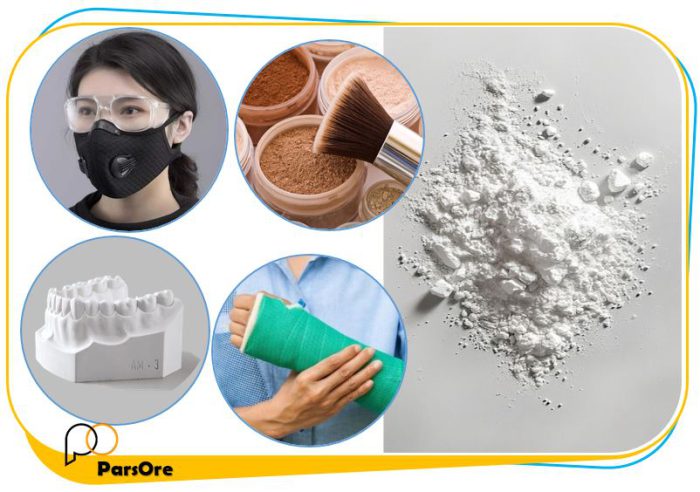پودر گچ آلفای بهداشتی مخصوص گچ پزشکی گچ آرایشی
