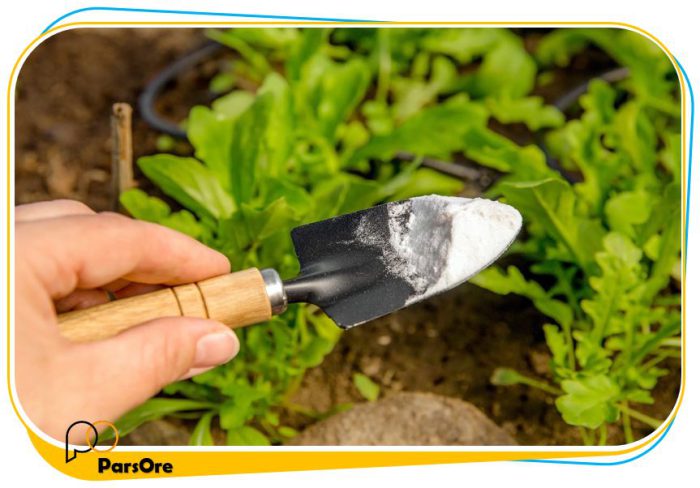 گچ خام کشاورزی اصلاح خاک مزرعه ، باغ میوه و بستر پرورش قارچ