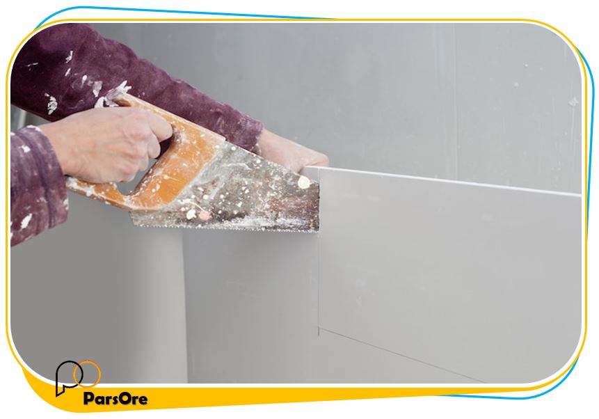 فرمول ترکب مواد کناف و تولید پانل گچی و گچبرگ ورقه ای