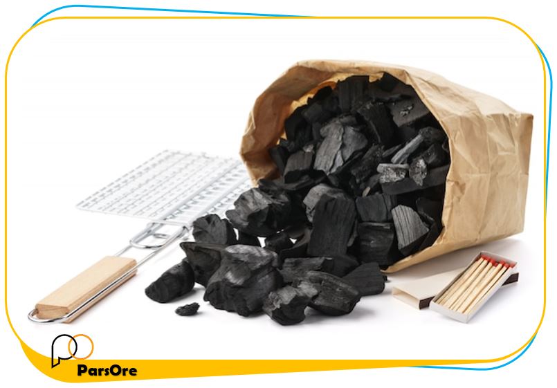 کربنات کلسیم در تولید زغال فشرده و قالبی قلیان و زغالسازی