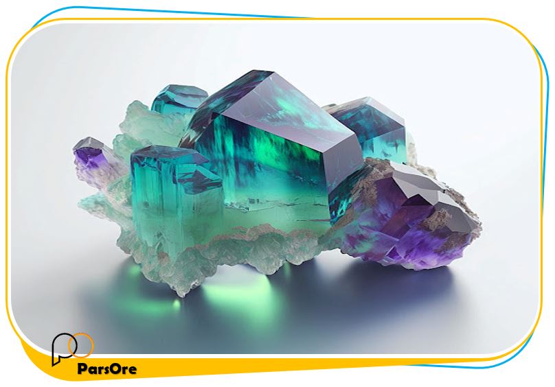 سنگ معدنی فلوریت تزئینی و قیمتی