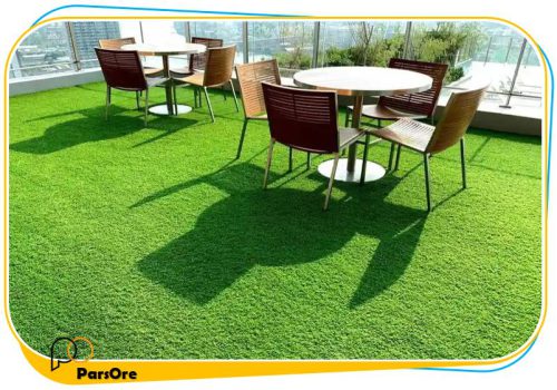 خرید چمن مصنوعی تزئین تراس و بالکن و روف گاردن مدرن