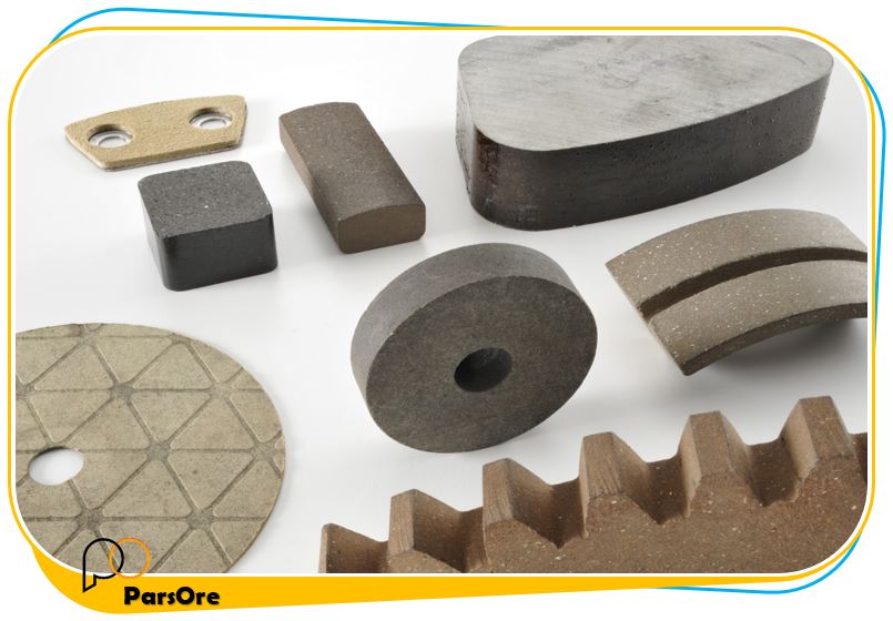 کاربرد پودر معدنی مقاوم در صنعت لنت سازی 13 پودر معدنی مواد اولیه تولید لنت سازی و لنت ترمز