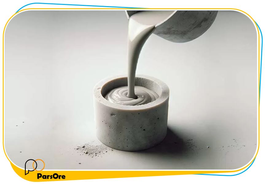 استفاده از روانساز گچ برای ساخت پودر قالبگیری روان و مستحکم 13 استفاده از پودر ابر روان کننده گچ در ساخت پودر قالبگیری
