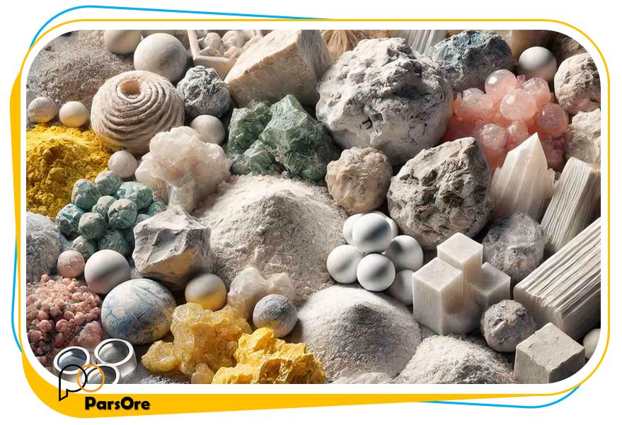 راهنمای جامع شناخت مواد معدنی صنعتی