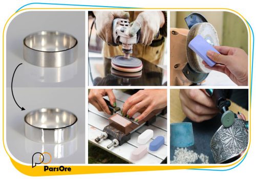 صابون پولیش نرم، جلادهی فلزات، رزین، پلاستیک و ... - Image 3