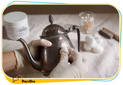 قیمت خرید اینترنتی پولیش نقره، سفید کردن ظروف مسی براق کننده ماشی