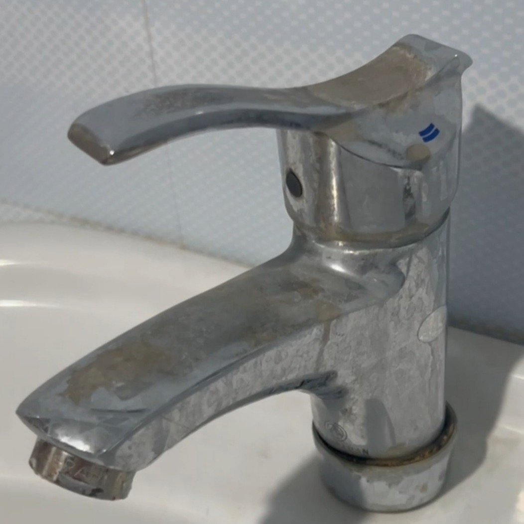 عکس قبل و بعد از پولیش شیرآلات