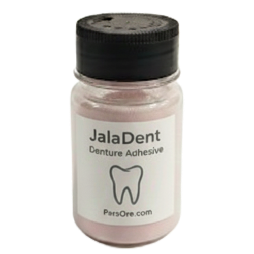 قیمت خرید پودر چسب دندان مصنوعی و ترفند لق نشدن دندان مصنوعی هنگام غذاخوردن و صحبت کردن