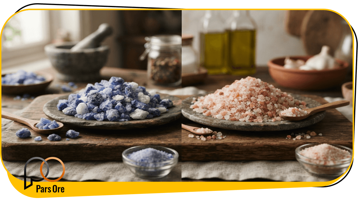 نمک آبی بهتره یا نمک صورتی؟ مقایسه علمی، خواص و راهنمای خرید